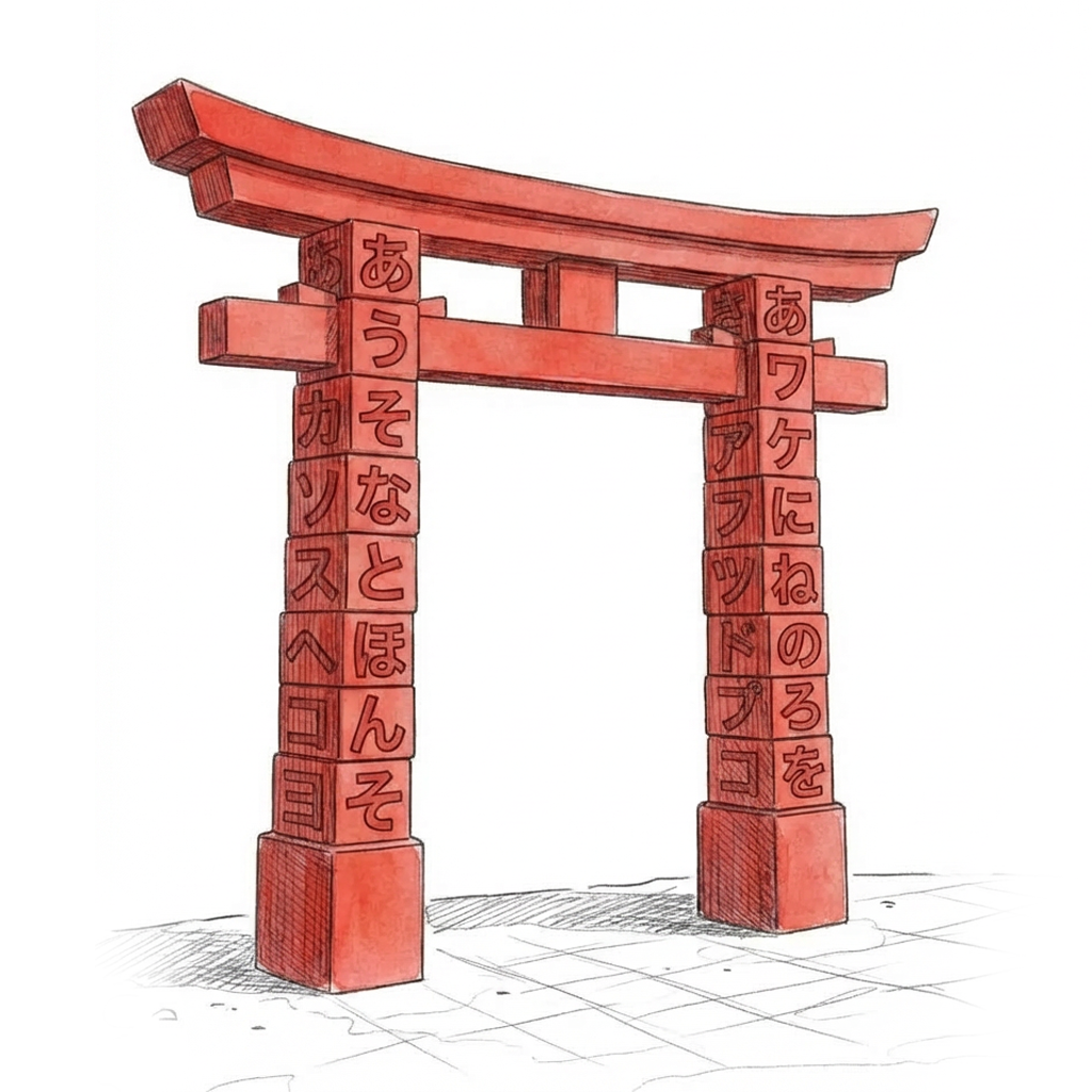 Torii gate — built for Japanese